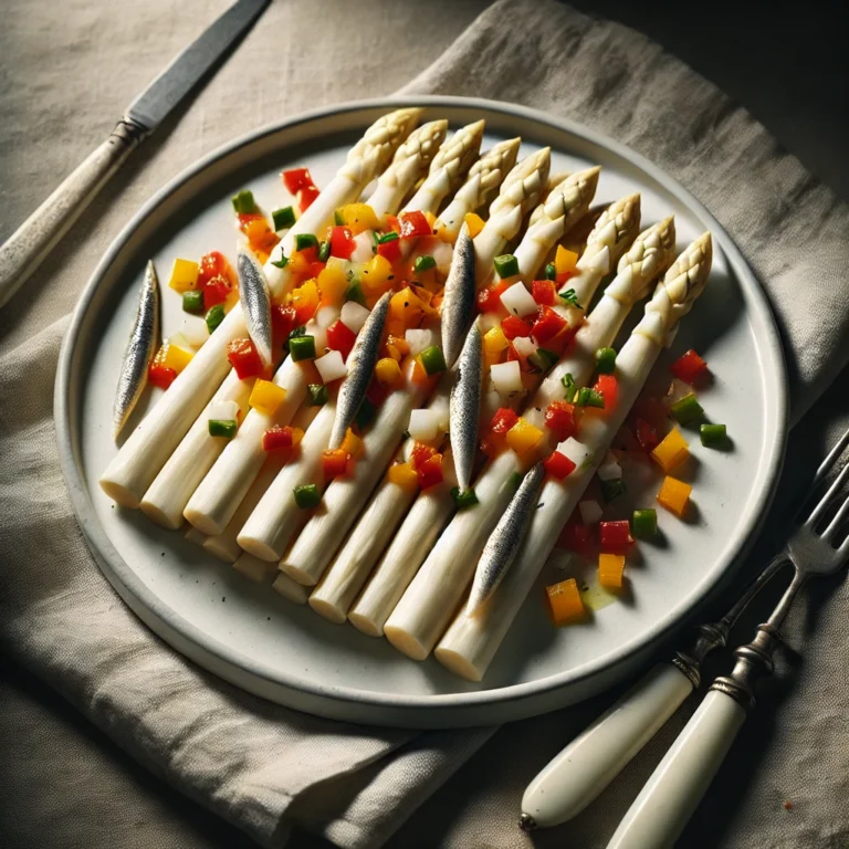 Espárragos con Vinagreta y Anchoas – Un Entrante Ligero y Sabroso